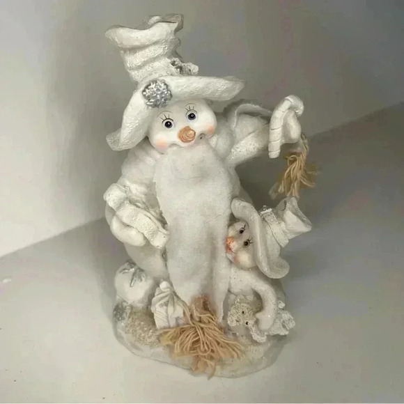 vintage k's collection Mother Snowwoman And Child Ordering Gifts - Picture 1 of 4